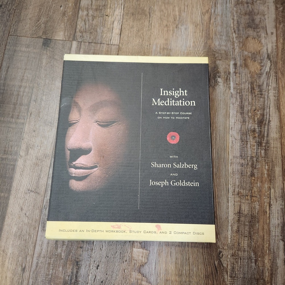 Insight Meditation Course Sharon Salzberg Joseph Goldstein Workbook 2 CDs Cards